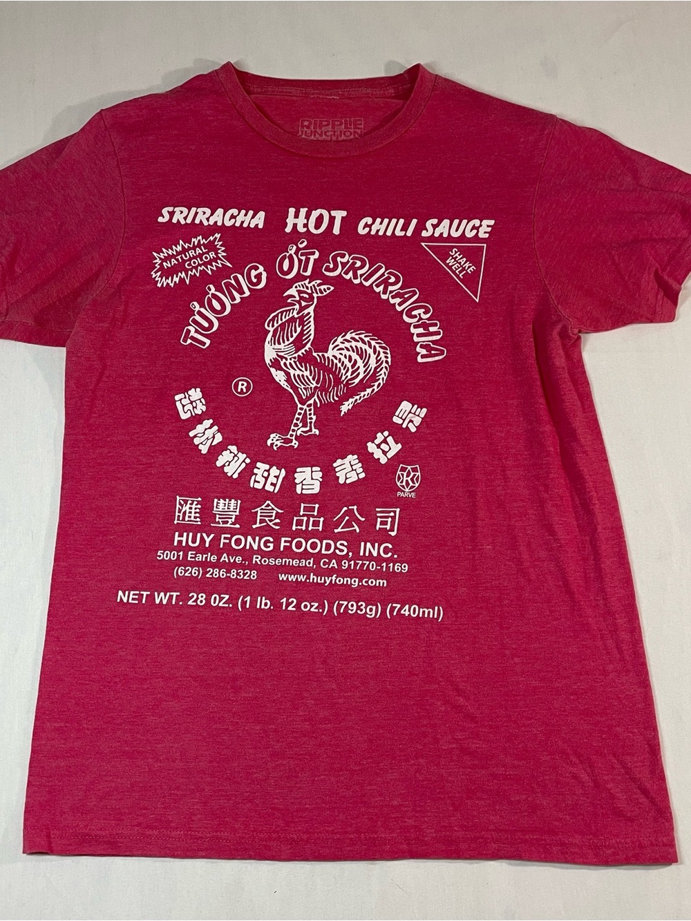 Sriracha Hot Chili Sauce Graphic Tee - Red
